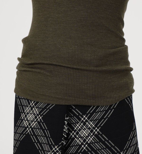 TOMORROWLAND GOODS「HAKUJI ウールリブ レイヤードクルーネックプルオーバー」|Tシャツ・カットソー|