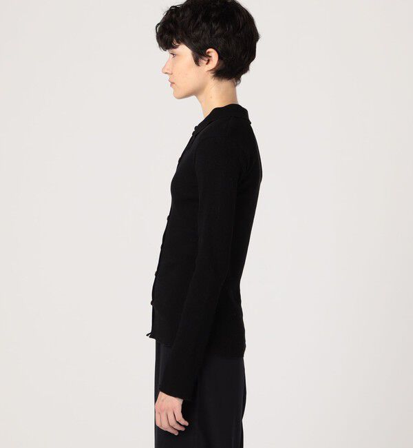 TOMORROWLAND GOODS「BASERANGE ISO コットンリブ シャツ」|カーディガン|