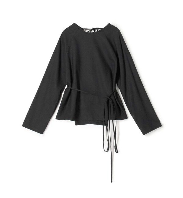 TOMORROWLAND BUYING WEAR「BASE RANGE L/SLEEVE APRON TOP」|シャツ・ブラウス|19 ブラック
