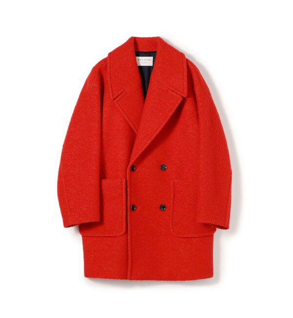 MACPHEE「ブークレーボンディング ダブルブレストコート」|その他|35 レッド