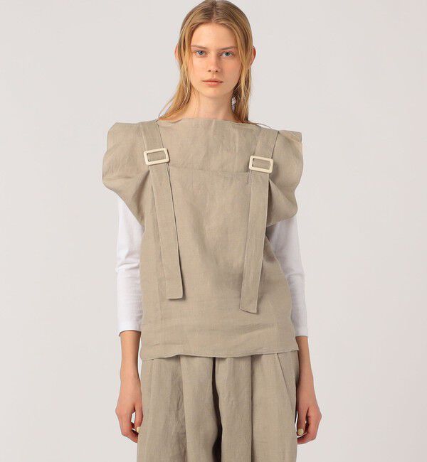 TOMORROWLAND GOODS「BASERANGE FRAME TOP」|シャツ・ブラウス|