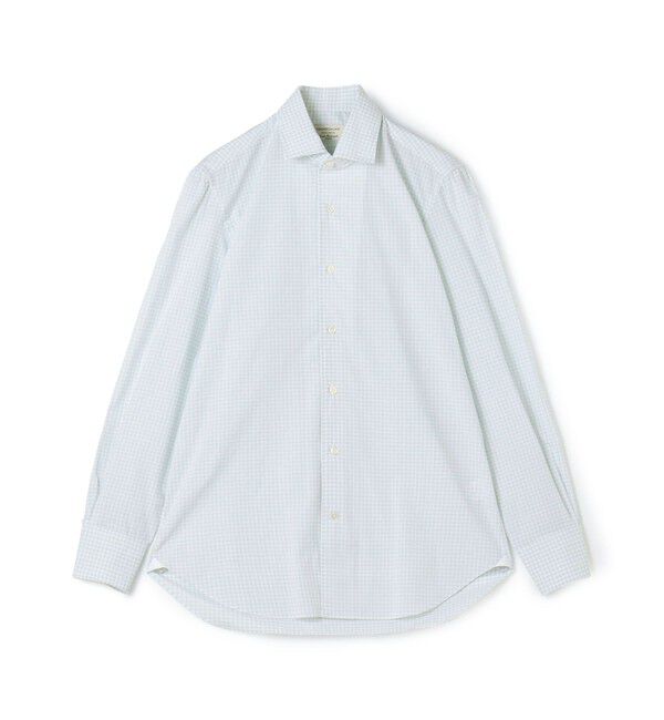 TOMORROWLAND BUYING WEAR「Maria Santangelo コットンワンピースカラー チェックシャツ」|シャツ・ブラウス|16 グレーチェック