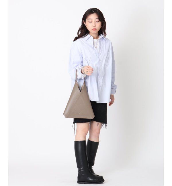 「【blancle/ ブランクレ】S.LETHER Rap flat tote」|トートバッグ|