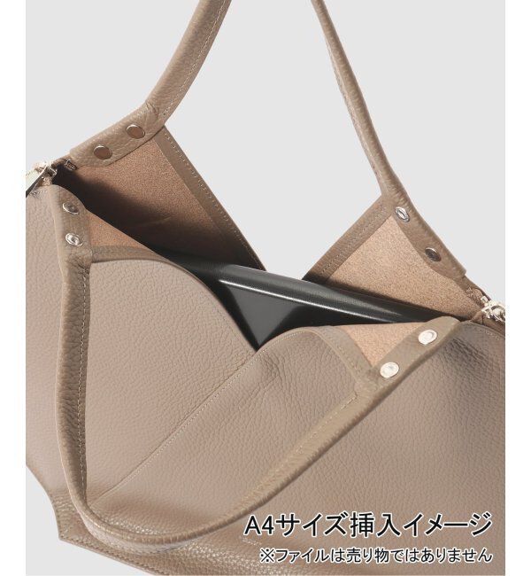  「【blancle/ ブランクレ】S.LETHER Rap flat tote」|トートバッグ|