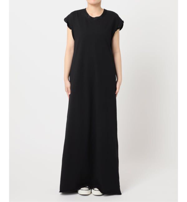  「SATIN PIPING CUT DRESS：ワンピース」|ワンピース|