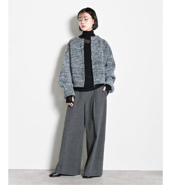  「《追加2》SHEER HIGH NECK TOP：カットソー」|Tシャツ・カットソー|