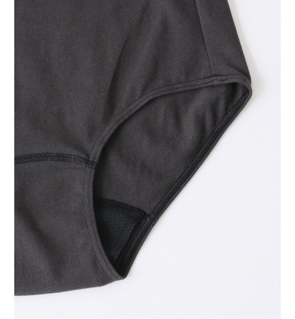 EMILYWEEK「【RESET】オーガニックコットン混 サニタリーショーツ（ブラック、ベージュ）」|インナー|