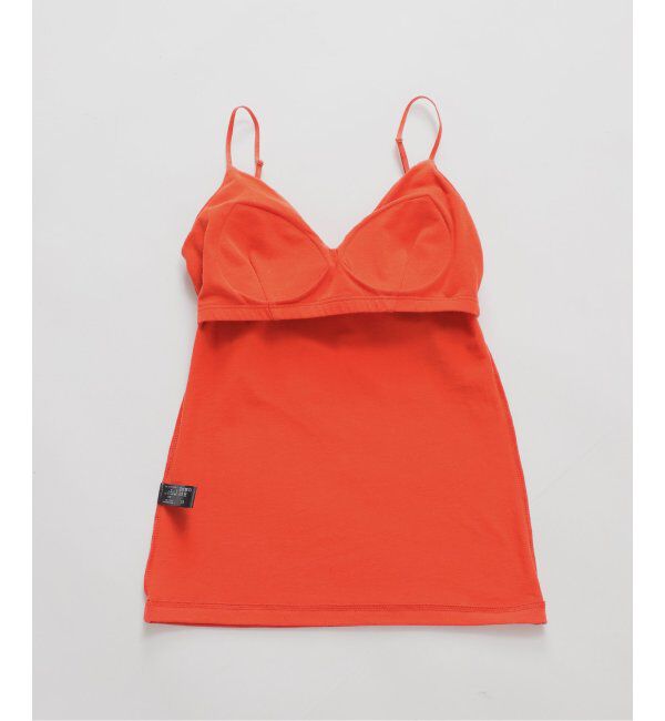 EMILYWEEK「【RESET】オーガニックコットン混 ブラキャミソール（オレンジレッド）」|インナー|