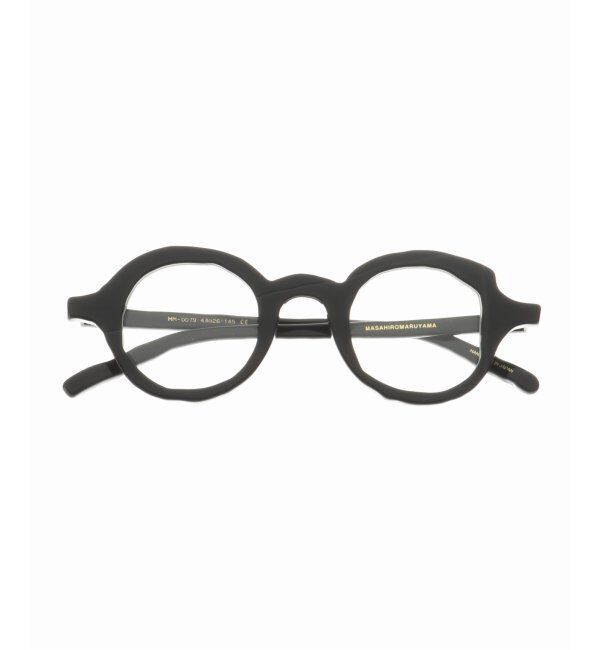EYETHINK「【MASAHIRO MARUYAMA/マサヒロ マルヤマ】MM-0079 No.2 Black - Clear Optical」|メガネ|