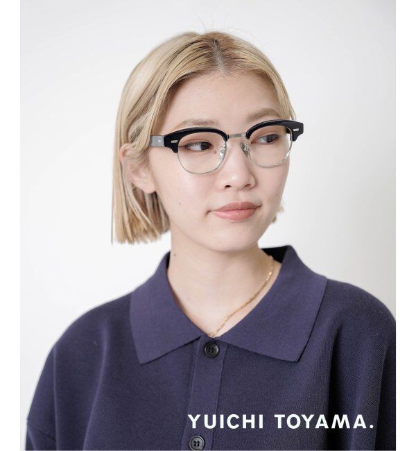 EYETHINK「【YUICHI TOYAMA. / ユウイチトヤマ.】別注 U-151(OP) COL.05EX Optical」|メガネ|ネイビー