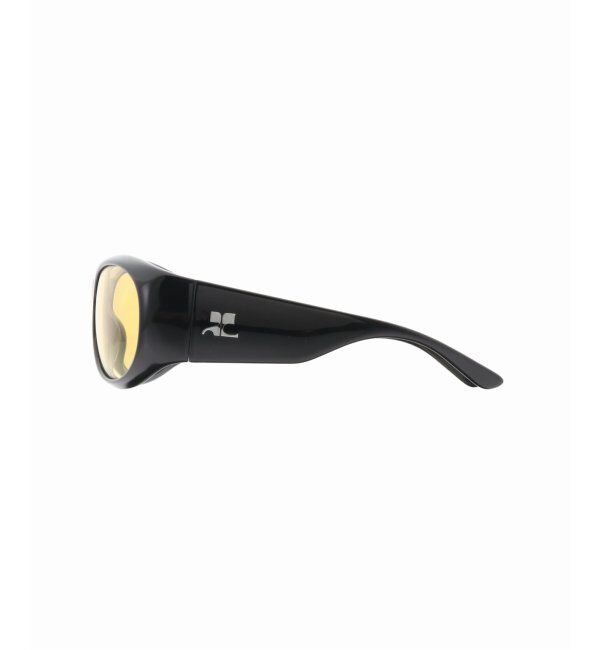EYETHINK「【COURREGES / クレージュ】HYBRID 01 SUNGLASSES BLACK/YELLOW」|サングラス|