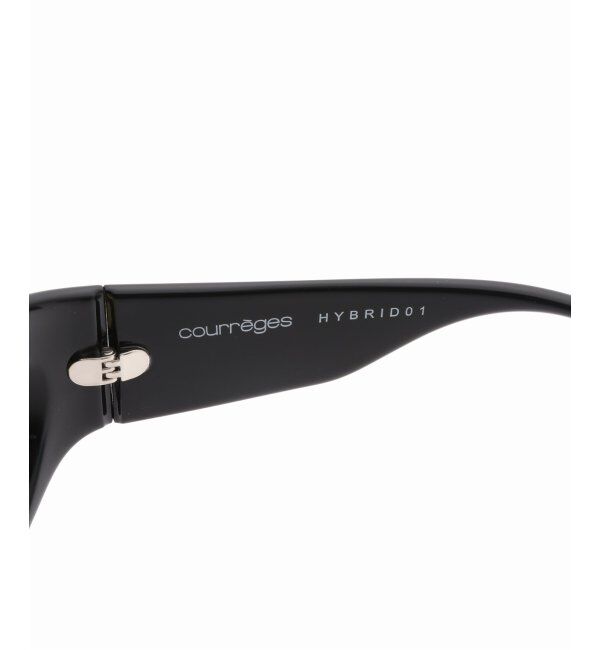 EYETHINK「【COURREGES / クレージュ】HYBRID 01 SUNGLASSES BLACK/YELLOW」|サングラス|
