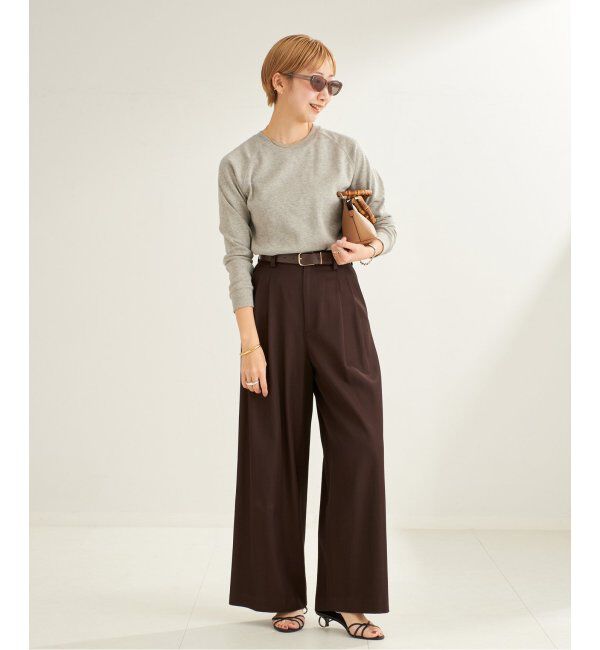 Plage「《追加》premiumフライス long Tシャツ」|Tシャツ・カットソー|