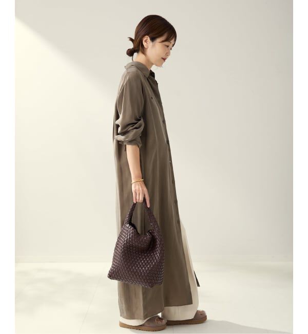 Plage「R&rsquo;IAM キュプラシャツワンピース」|ワンピース|