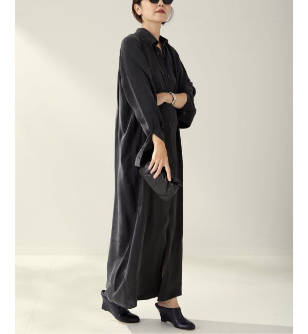 Plage「R&rsquo;IAM キュプラシャツワンピース」|ワンピース|