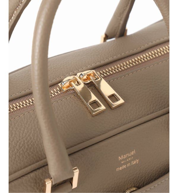 IENA「《追加4》Manuel MILANO/マニュエルミラノ レザーバッグ」|ハンドバッグ|