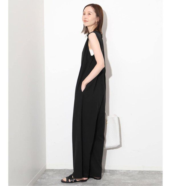 SLOBE IENA「《追加》リラックスイージーVネックオールインワン」|オールインワン|