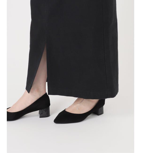 SLOBE IENA「《WEB限定/追加》ハイウエストジャンパースカート」|スカート|