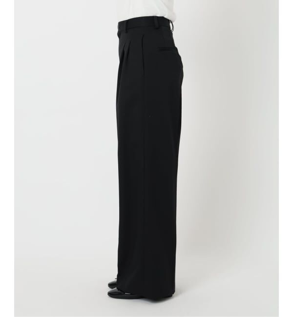 IENA LA BOUCLE「IENA LA BOUCLE サイドタックストレートパンツ」|スラックス|