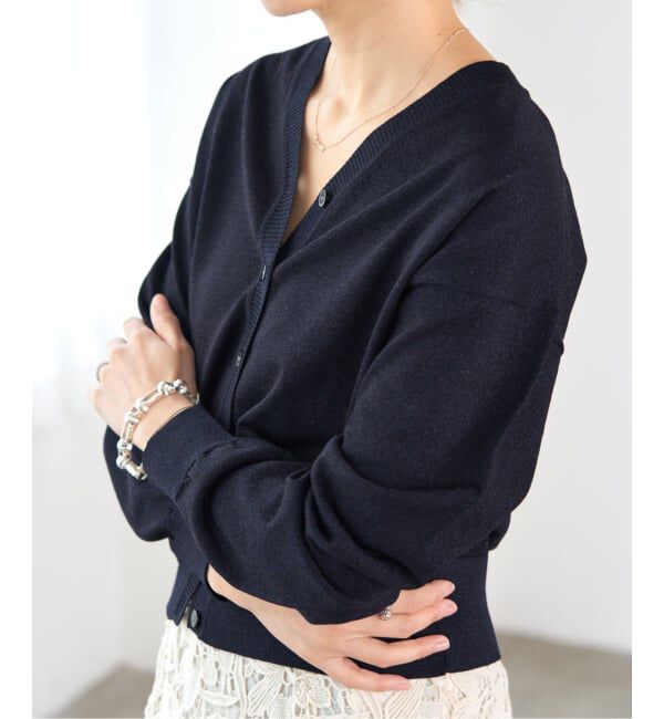 IENA「LEVITA Vネックカーディガン」|カーディガン|