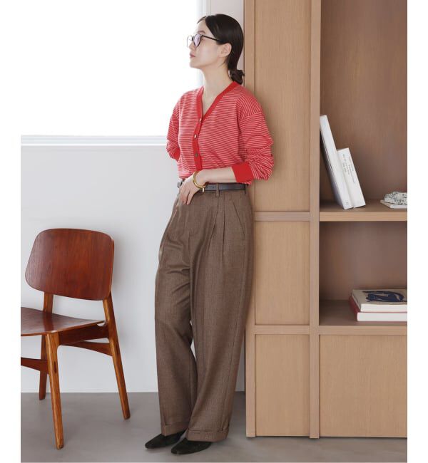 IENA「LEVITA Vネックカーディガン」|カーディガン|