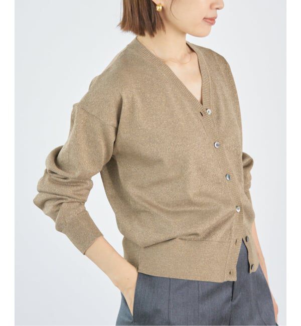 IENA「LEVITA Vネックカーディガン」|カーディガン|