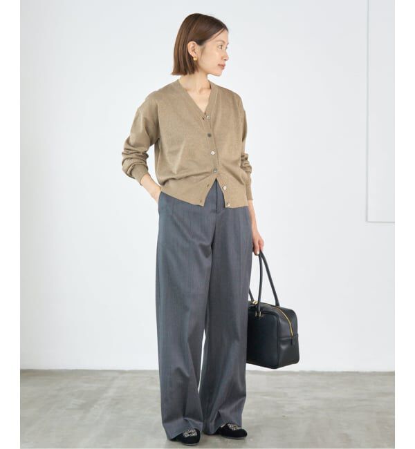 IENA「LEVITA Vネックカーディガン」|カーディガン|