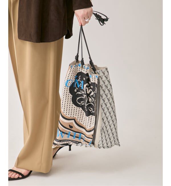 VERMEIL par iena「《追加2》manipuri マニプリ Bag 別注Verロゴxデイジーバンダナ」|トートバッグ|