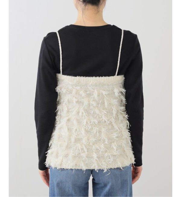 IENA「フリンジラメニット」|ニット・セーター|