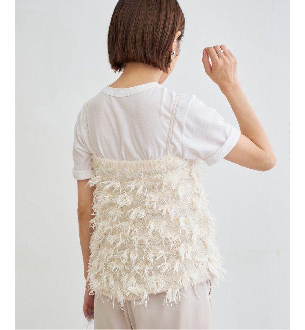 IENA「フリンジラメニット」|ニット・セーター|