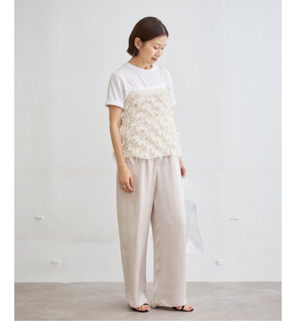 IENA「フリンジラメニット」|ニット・セーター|