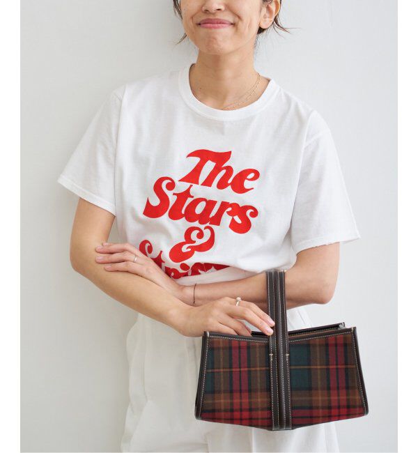 IENA「COUTURE D&rsquo;ADAM/クチュールドアダム TheStars&Stripes Tシャツ」|Tシャツ・カットソー|