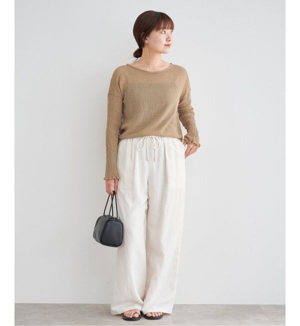 IENA「《追加》LES ATELIERS FRANCAIS DE CONFECTION ロングスリーブトップス」|シャツ・ブラウス|