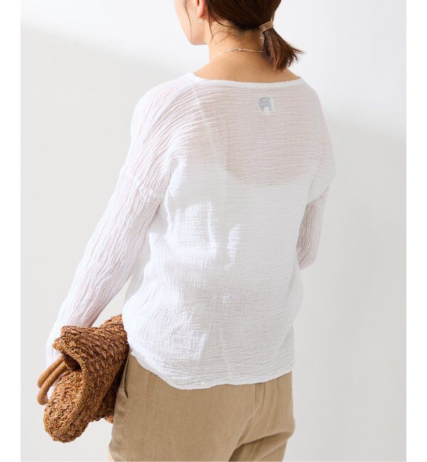 IENA「《追加》LES ATELIERS FRANCAIS DE CONFECTION ロングスリーブトップス」|シャツ・ブラウス|