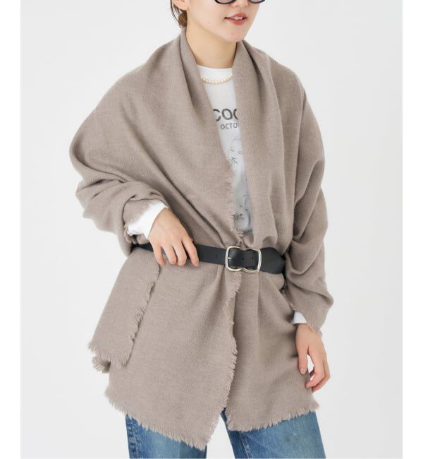 IENA「NIMNIMDUAI/ニムニムデュアイ PASHMINA WOOL PLANE STOLE ストール 276」|ストール|