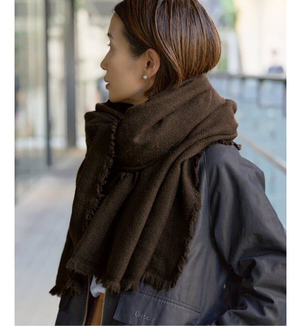 IENA「NIMNIMDUAI/ニムニムデュアイ PASHMINA WOOL PLANE STOLE ストール 276」|ストール|