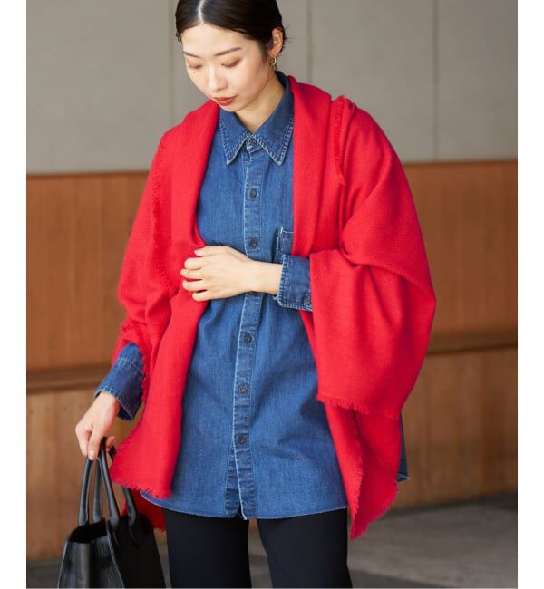 IENA「NIMNIMDUAI/ニムニムデュアイ PASHMINA WOOL PLANE STOLE ストール 276」|ストール|