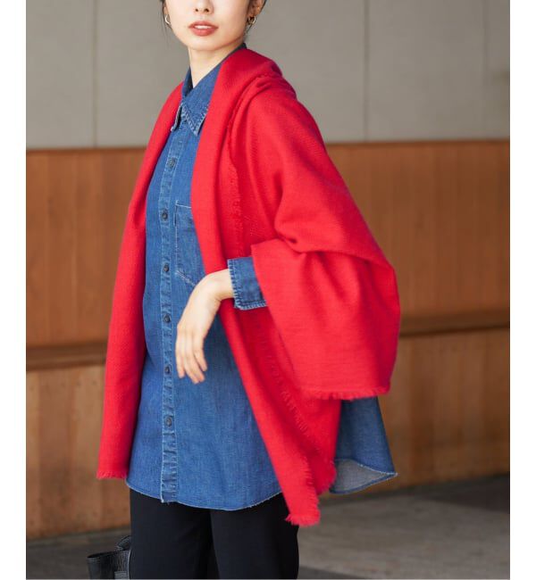 IENA「NIMNIMDUAI/ニムニムデュアイ PASHMINA WOOL PLANE STOLE ストール 276」|ストール|