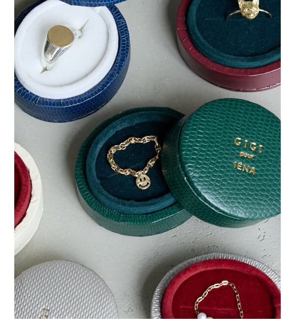 IENA「GIGI/ジジ SMILE CHAIN RING EX」|リング|