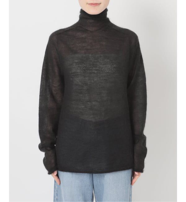 IENA「《追加》SUPER Kid MIX モヘアシアープルオーバー」|ニット・セーター|