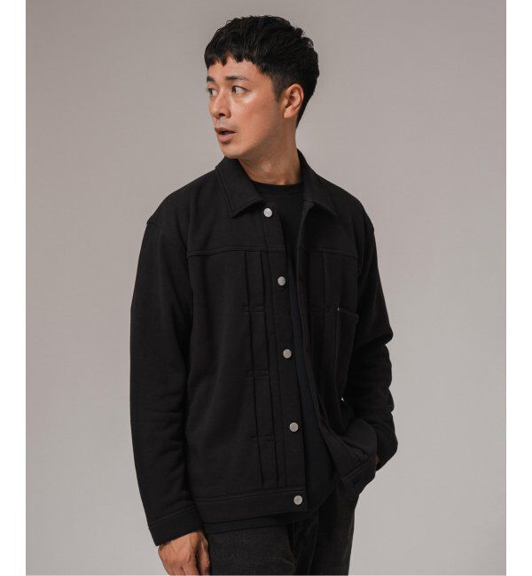 EDIFICE「LOOPWHEELER for LOWERCASE &times; POGGYTHEMAN スウェット トラッカージャケット」|スウェット・ジャージ|