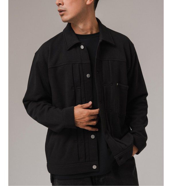 EDIFICE「LOOPWHEELER for LOWERCASE &times; POGGYTHEMAN スウェット トラッカージャケット」|スウェット・ジャージ|