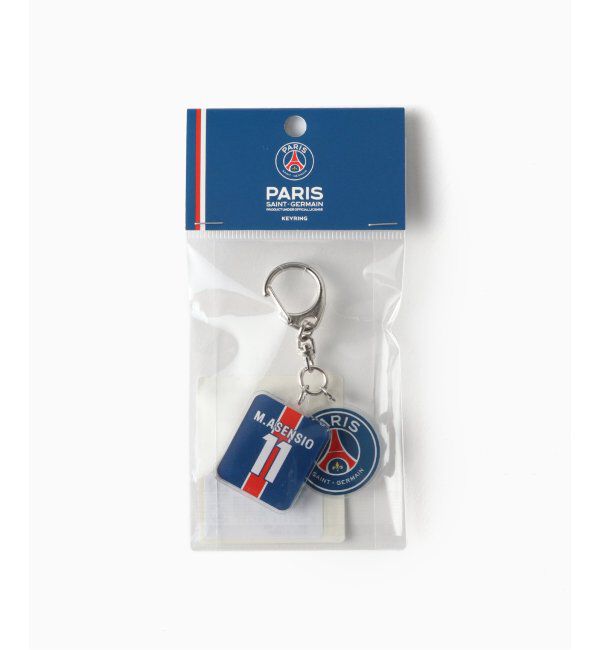 Paris Saint-Germain「【Paris Saint-Germain / パリ・サン＝ジェルマン】 JUSTICE PLAYER KEYCHAIN」|その他|ホワイト A