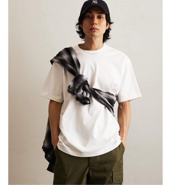 417 EDIFICE「&rdquo;WEB限定&rdquo; HANES T-SHIRT SHIRO / Tシャツ シロ HM1-X201」|Tシャツ・カットソー|