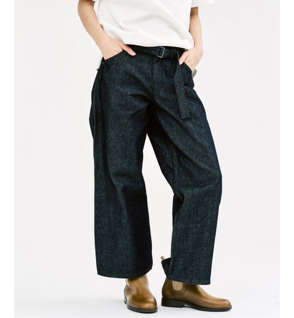 417 EDIFICE「LEVI&rsquo;S(R)/リーバイス(R) 別注 TWISTED BELTED デニムパンツ L28」|デニム|