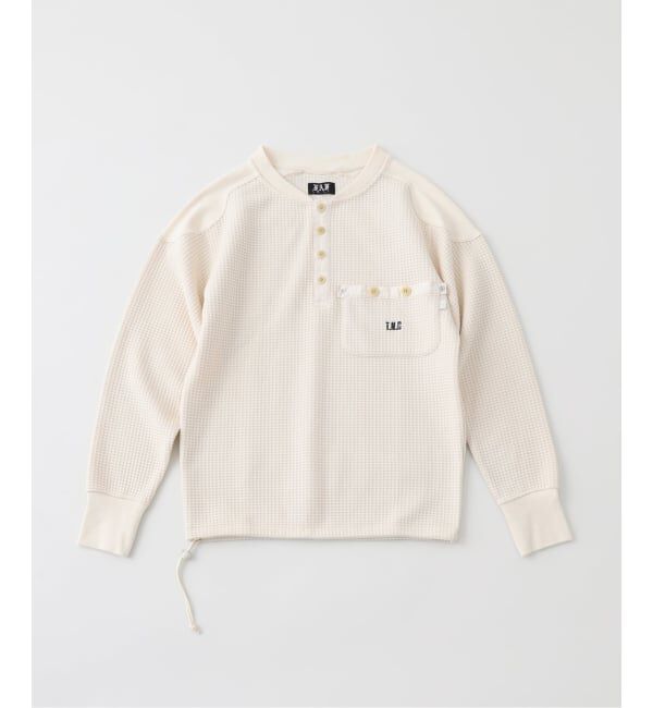 PULP「FAF  / フェイク アズ フラワーズ PACIS THERMAL HENLEY NECK」|Tシャツ・カットソー|ホワイト A