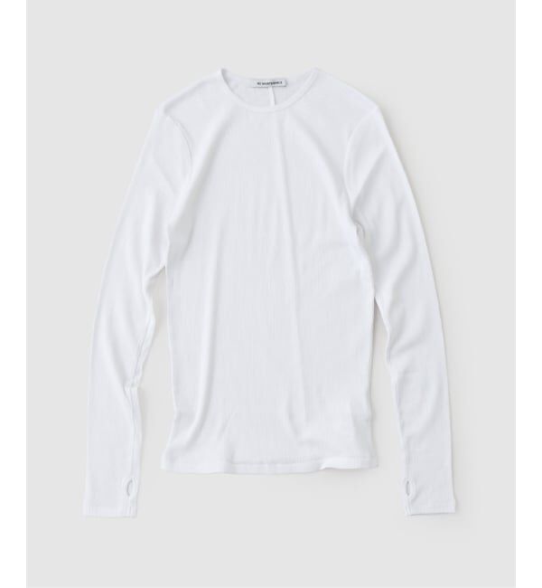 PULP「NO MAINTENANCE / ノーメンテナンス ORI RIBBED LONG SLEEVE T」|Tシャツ・カットソー|ホワイト