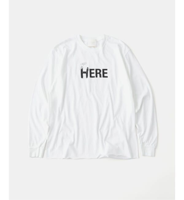 PULP「TODAY edition / トゥデイエディション HERE LS TEE」|Tシャツ・カットソー|ホワイト