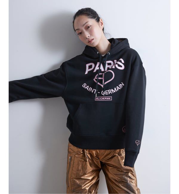 Paris Saint-Germain「【BlackpinkxPSG】Elevated Graphic Hoodie ST856- BLKPSG- BPP」|パーカー|