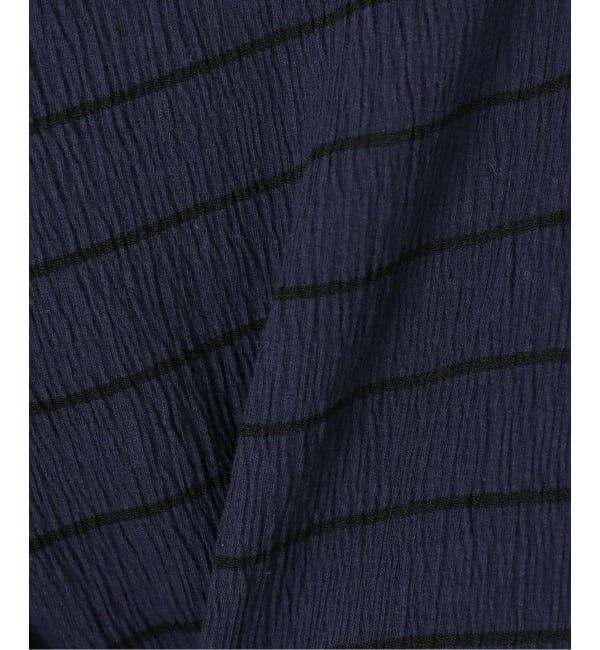 PULP「【Geek Office / ギークオフィス】s/e/o / エスイーオー OPEN BACK STRIPE TOP」|Tシャツ・カットソー|